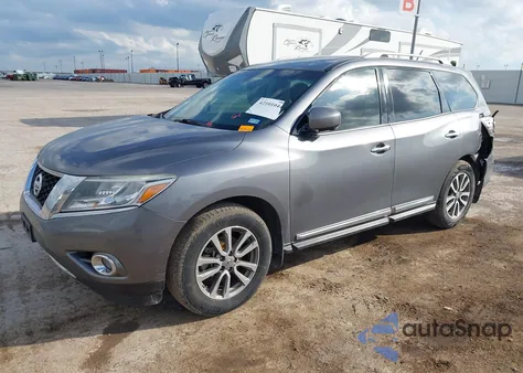 2016 Nissan Pathfinder Sl from USA, damaged, VIN 5N1AR2MM7GC654548